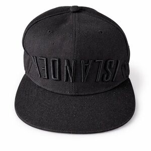 Crowns Guam Islander Black Fitted Hat Supreme Island Fitteds